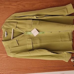 Lady Hathaway 100% silk long sleeve campshirt Medium